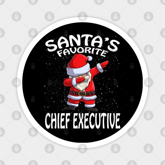 Santas Favorite Chief Executive Christmas Magnet by intelus